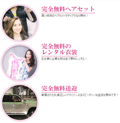 ティアラの完全無料サポート